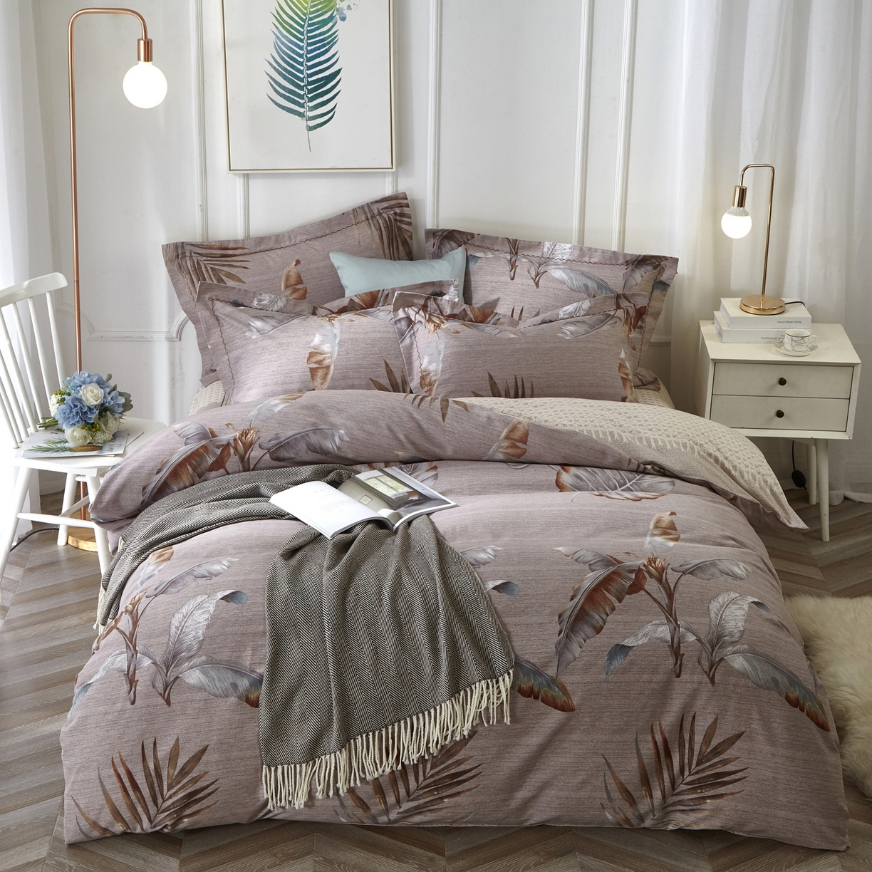 91家纺网 家纺一手货源 找家纺 （总）威克凯丽 2025新款全棉活性磨毛四件套