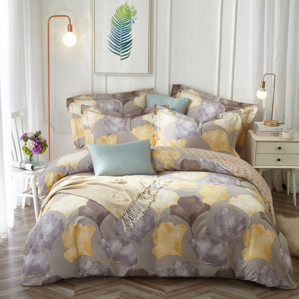 91家纺网 家纺一手货源 找家纺 （总）威克凯丽 2025新款全棉活性磨毛四件套