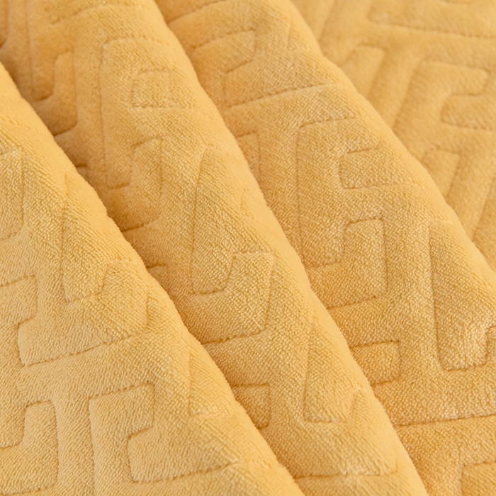 91家纺网 家纺一手货源 找家纺 畅畅家纺 2025新款11斤秋冬加厚纯色韩版牛奶绒夹棉床盖四件套-倾城 倾城-黄