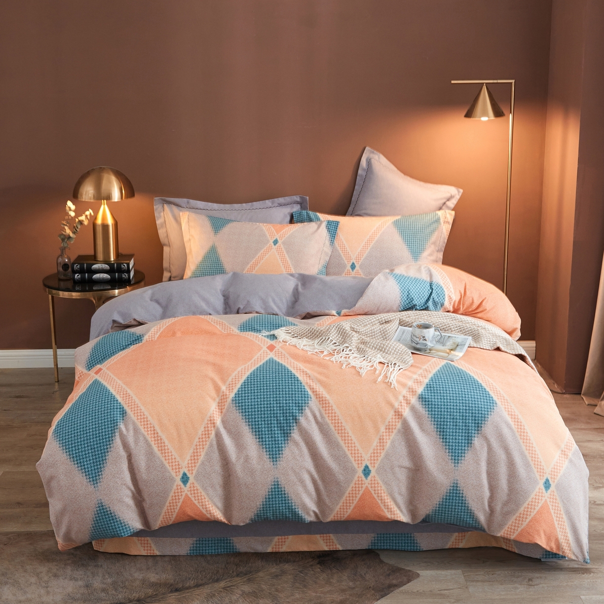 91家纺网 家纺一手货源 找家纺 （总）威克凯丽 2025新款全棉活性磨毛四件套