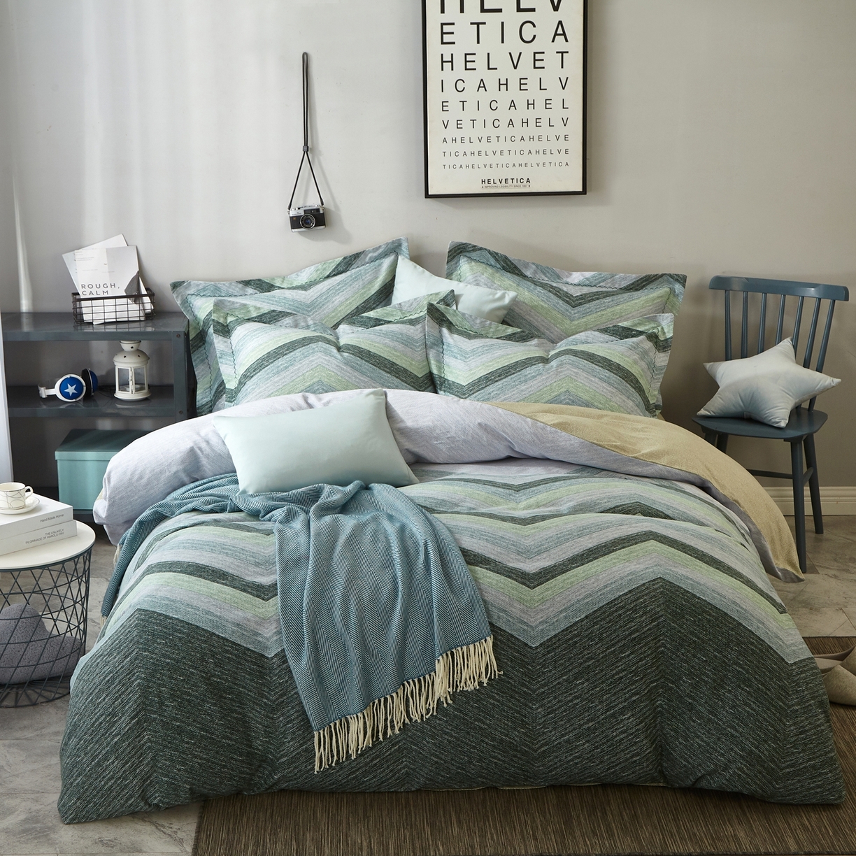 91家纺网 家纺一手货源 找家纺 （总）威克凯丽 2025新款全棉活性磨毛四件套