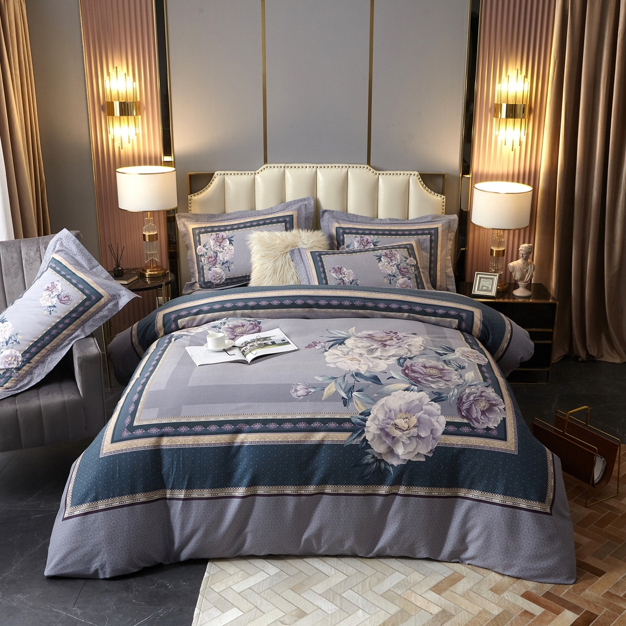 91家纺网 家纺一手货源 找家纺 （总）威克凯丽 2025新款全棉活性磨毛四件套