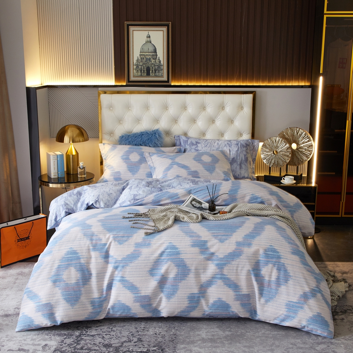 91家纺网 家纺一手货源 找家纺 （总）威克凯丽 2025新款全棉活性磨毛四件套