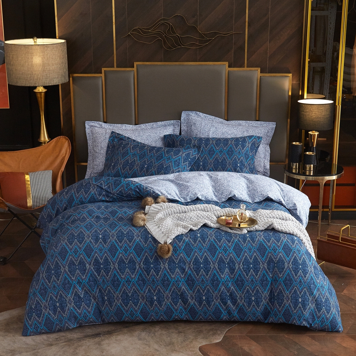 91家纺网 家纺一手货源 找家纺 （总）威克凯丽 2025新款全棉活性磨毛四件套