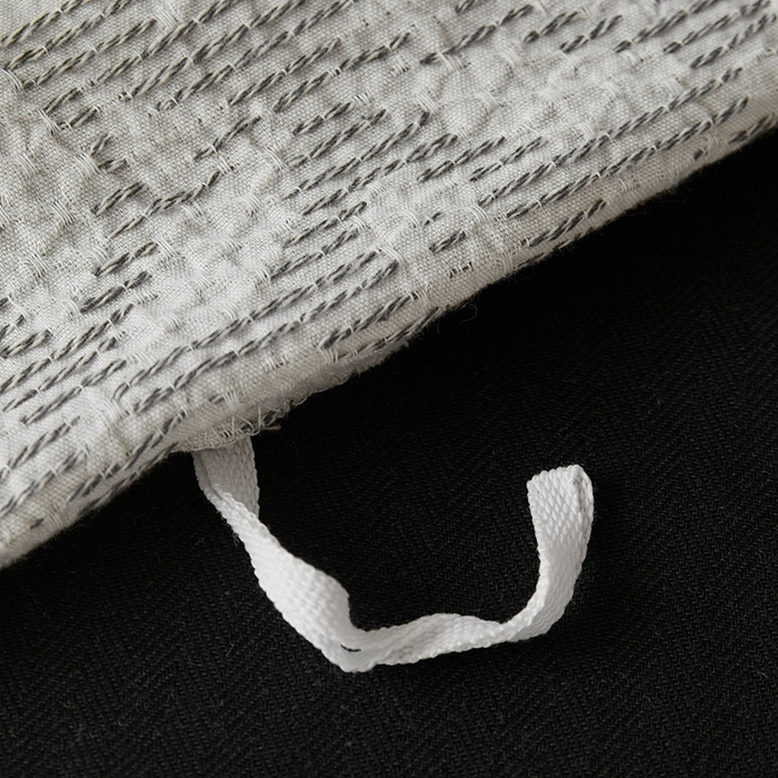 91家纺网 家纺一手货源 找家纺 山舍家居 2025新款全棉纯棉色织提花四件套-遇见费尔岛 遇见费尔岛-黑白配