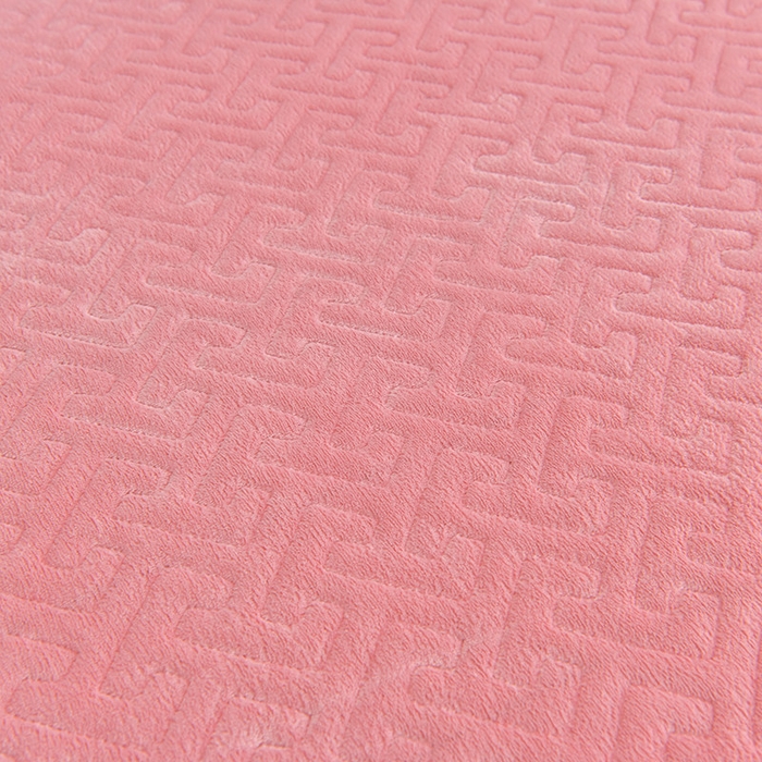 91家纺网 家纺一手货源 找家纺 畅畅家纺 2025新款11斤秋冬加厚纯色韩版牛奶绒夹棉床盖四件套-倾城 倾城-桃粉