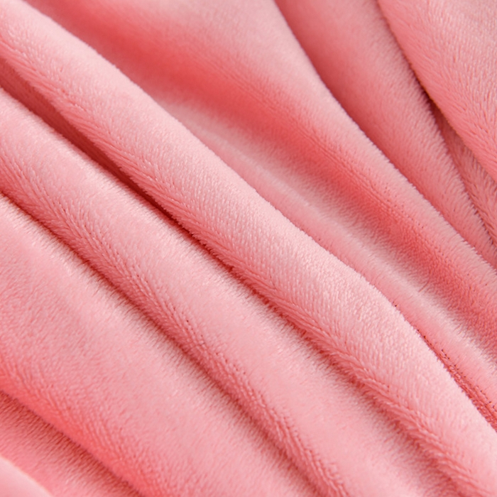 91家纺网 家纺一手货源 找家纺 畅畅家纺 2025新款11斤秋冬加厚纯色韩版牛奶绒夹棉床盖四件套-倾城 倾城-桃粉