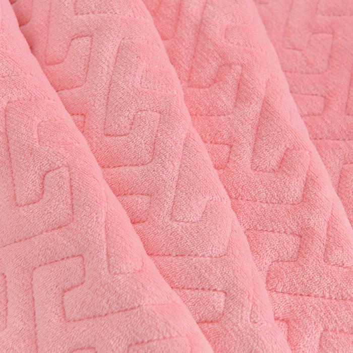 91家纺网 家纺一手货源 找家纺 畅畅家纺 2025新款11斤秋冬加厚纯色韩版牛奶绒夹棉床盖四件套-倾城 倾城-桃粉