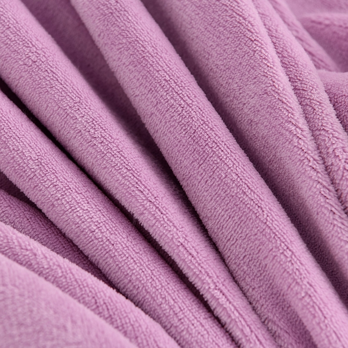 91家纺网 家纺一手货源 找家纺 畅畅家纺 2025新款11斤秋冬加厚纯色韩版牛奶绒夹棉床盖四件套-倾城 倾城-紫