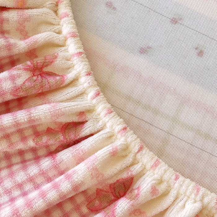 91家纺网 家纺一手货源 找家纺 艾橙家纺 2025秋冬新款高克重牛奶绒印花床笠单品床笠床笠单件 春色结语