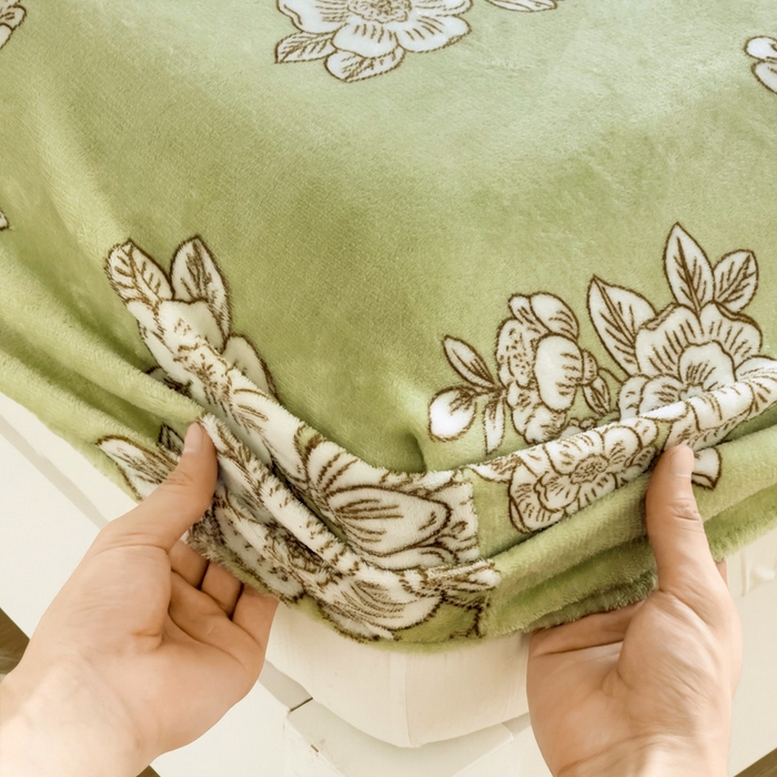 91家纺网 家纺一手货源 找家纺 艾橙家纺 2025秋冬新款高克重牛奶绒印花床笠单品床笠床笠单件 玫瑰庄园