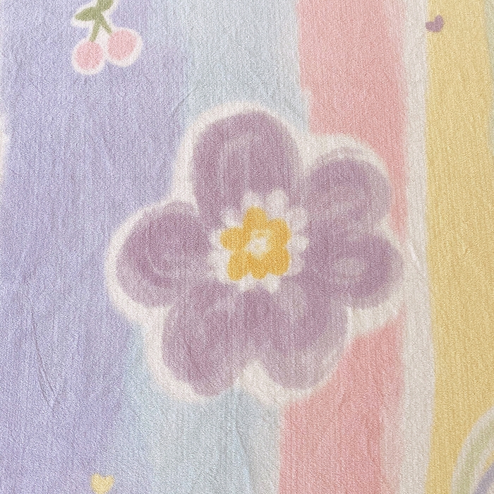 91家纺网 家纺一手货源 找家纺 艾橙家纺 2025秋冬新款高克重牛奶绒印花床笠单品床笠床笠单件 七彩花梦