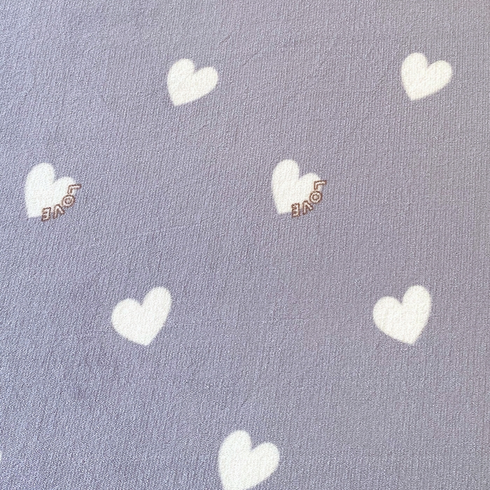 91家纺网 家纺一手货源 找家纺 艾橙家纺 2025秋冬新款高克重牛奶绒印花床笠单品床笠床笠单件 心心相印-灰