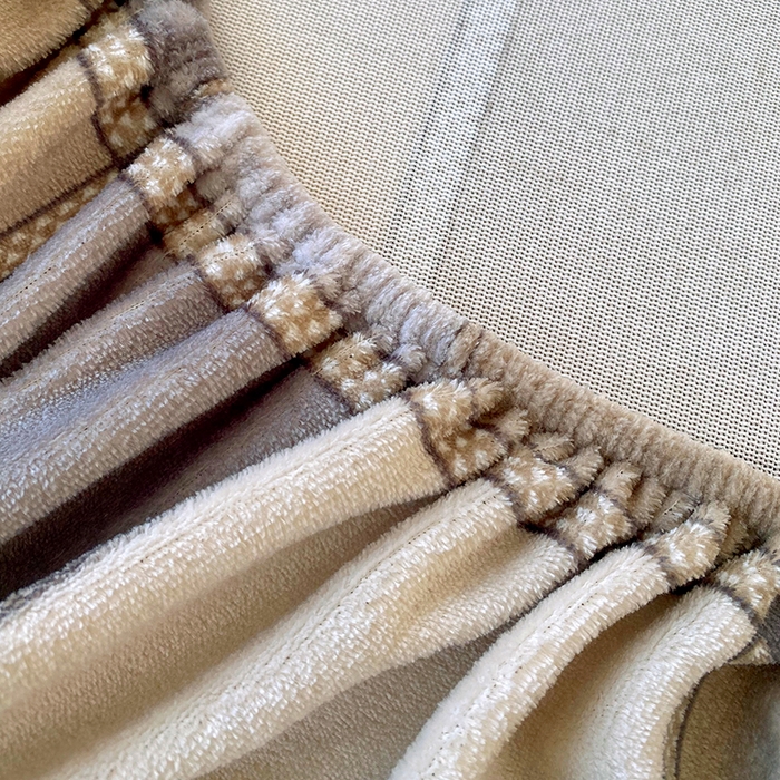 91家纺网 家纺一手货源 找家纺 艾橙家纺 2025秋冬新款高克重牛奶绒印花床笠单品床笠床笠单件 雅致格调