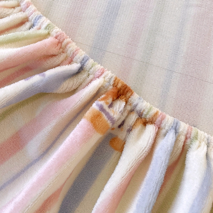 91家纺网 家纺一手货源 找家纺 艾橙家纺 2025秋冬新款高克重牛奶绒印花床笠单品床笠床笠单件 悦动萌宠