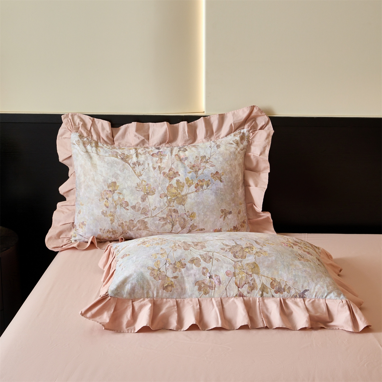 91家纺网 家纺一手货源 找家纺 蓝米卡夫 2025秋冬-全棉60支磨毛数码印花-花边款（礼盒包装）提供买家秀 克拉玛依