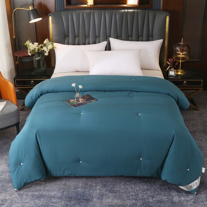 91家纺网 家纺一手货源 找家纺 （总）畅畅家纺 2025新款洛卡棉手工订花羽丝棉被被子春秋夏冬被芯