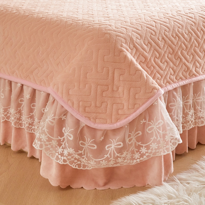 91家纺网 家纺一手货源 找家纺 （总）畅畅家纺 2025新款11斤高克重新款韩版烂花牛奶绒冬季加厚床盖四件套系列