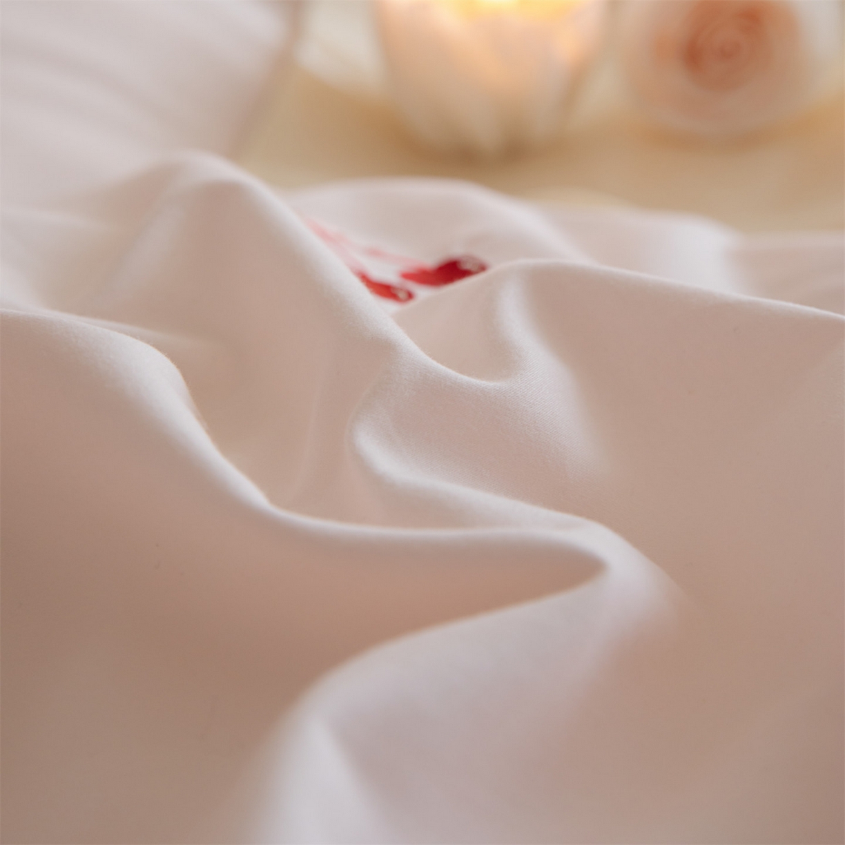 91家纺网 家纺一手货源 找家纺 蓝米卡夫 2025秋冬-全棉60支磨毛绣花-小确樱桃系列（礼盒包装）提供买家秀 小确樱桃-粉