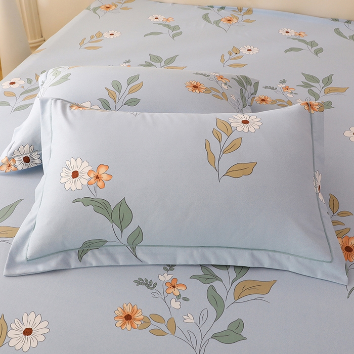 91家纺网 家纺一手货源 找家纺 幸嘉轩 2025新款全棉纯棉喷气加厚磨毛四件套-系列五 流连