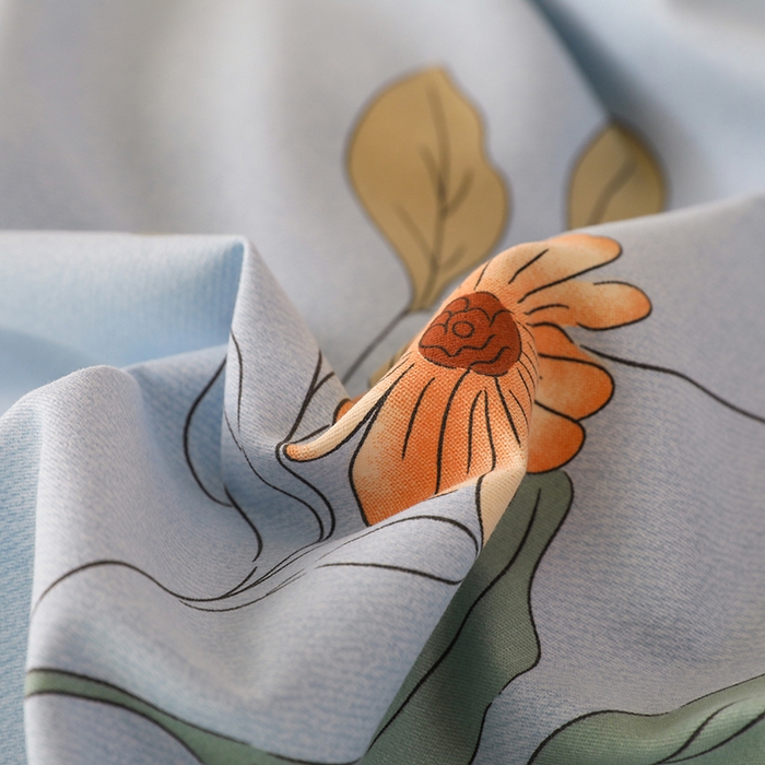 91家纺网 家纺一手货源 找家纺 幸嘉轩 2025新款全棉纯棉喷气加厚磨毛四件套-系列五 流连