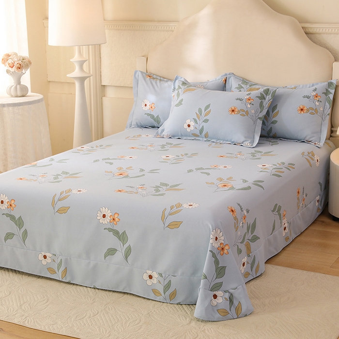 91家纺网 家纺一手货源 找家纺 幸嘉轩 2025新款全棉纯棉喷气加厚磨毛四件套-系列五 流连