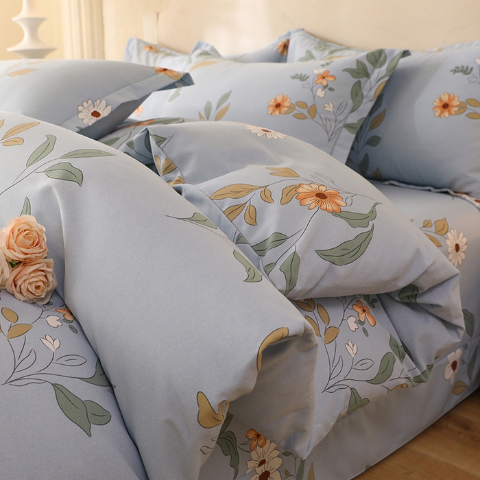 幸嘉轩 2025新款全棉纯棉喷气加厚磨毛四件套-系列五 流连