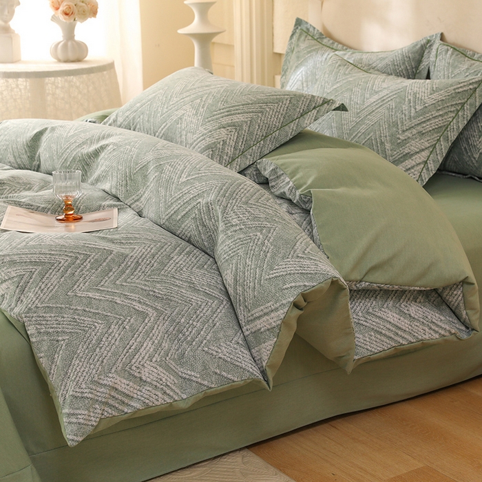 91家纺网 家纺一手货源 找家纺 幸嘉轩 2025新款全棉纯棉喷气加厚磨毛四件套-系列五 时尚之都