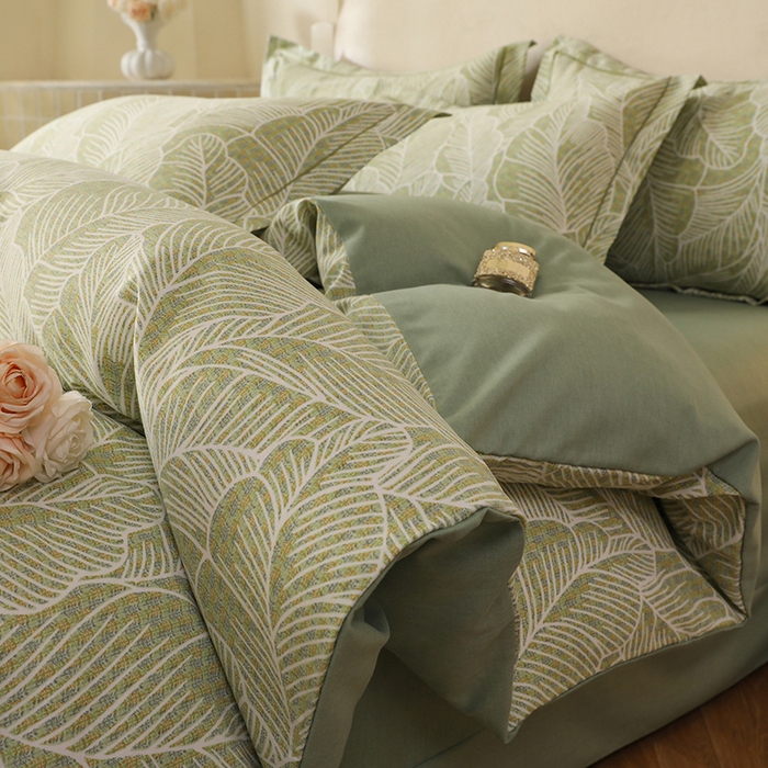 幸嘉轩 2025新款全棉纯棉喷气加厚磨毛四件套-系列五 湘澜