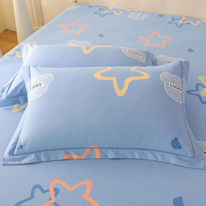 91家纺网 家纺一手货源 找家纺 幸嘉轩 2025新款全棉纯棉喷气加厚磨毛四件套-系列五 星辰