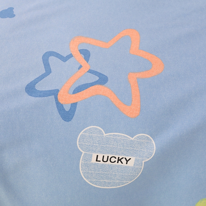 91家纺网 家纺一手货源 找家纺 幸嘉轩 2025新款全棉纯棉喷气加厚磨毛四件套-系列五 星辰