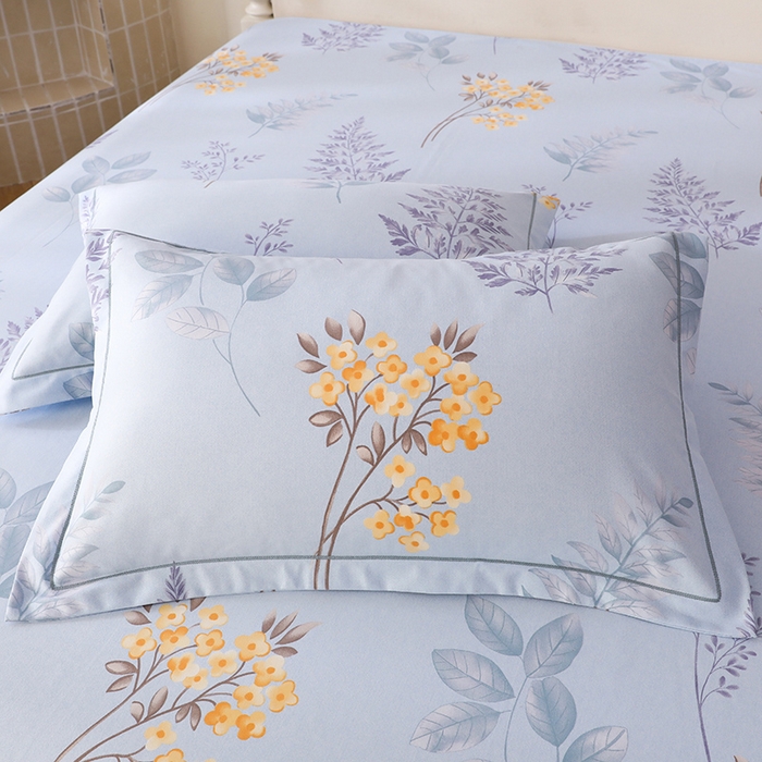 91家纺网 家纺一手货源 找家纺 幸嘉轩 2025新款全棉纯棉喷气加厚磨毛四件套-系列五 宣朵