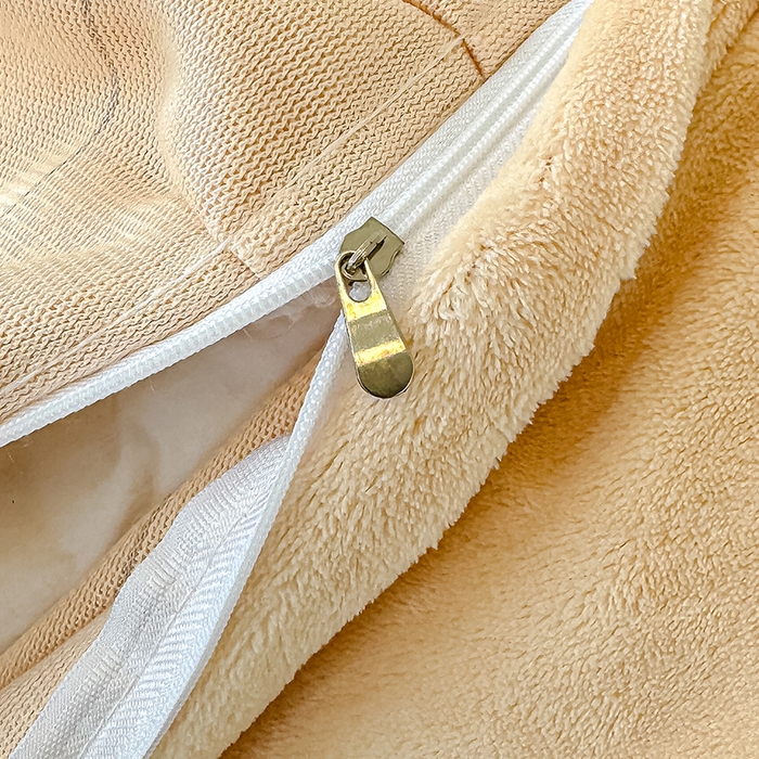 91家纺网 家纺一手货源 找家纺 归属 2025新款牛奶绒床盖四件套 奶油儿小熊