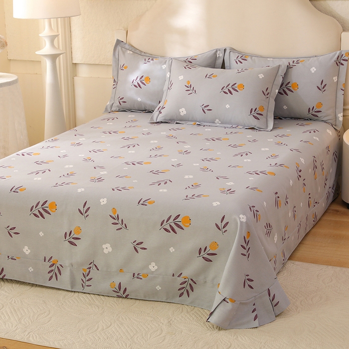 91家纺网 家纺一手货源 找家纺 幸嘉轩 2025新款全棉纯棉喷气加厚磨毛四件套-系列五 雅梦