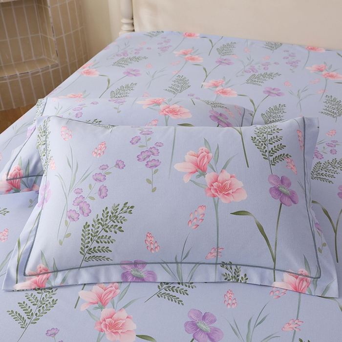 91家纺网 家纺一手货源 找家纺 幸嘉轩 2025新款全棉纯棉喷气加厚磨毛四件套-系列五 悠悠爱情