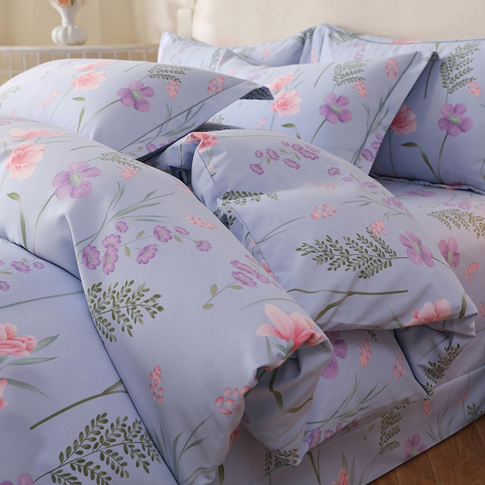 幸嘉轩 2025新款全棉纯棉喷气加厚磨毛四件套-系列五 悠悠爱情