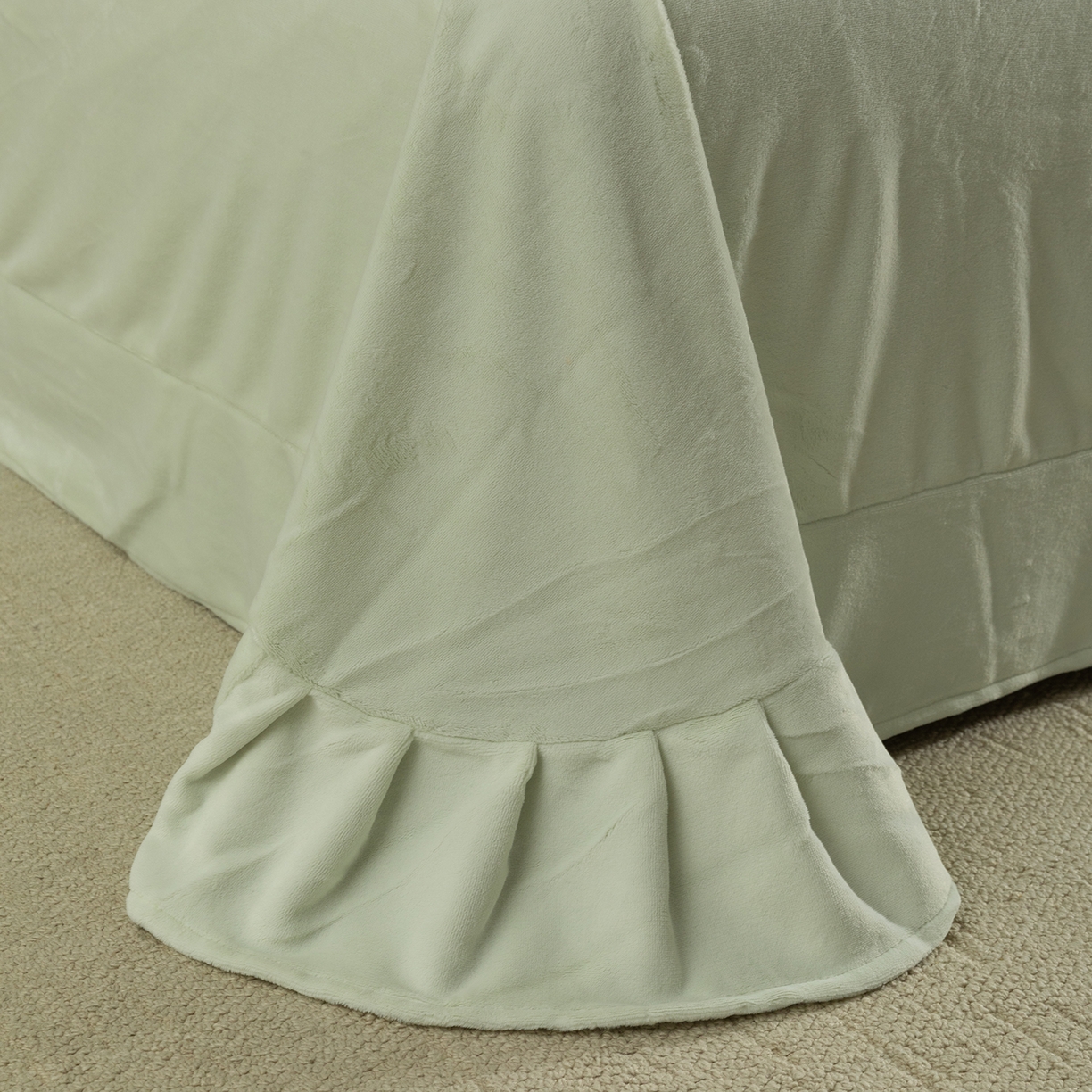 91家纺网 家纺一手货源 找家纺 锦罗绣 2025新款全消光兔绒300克牛奶绒单被套 绿野仙踪