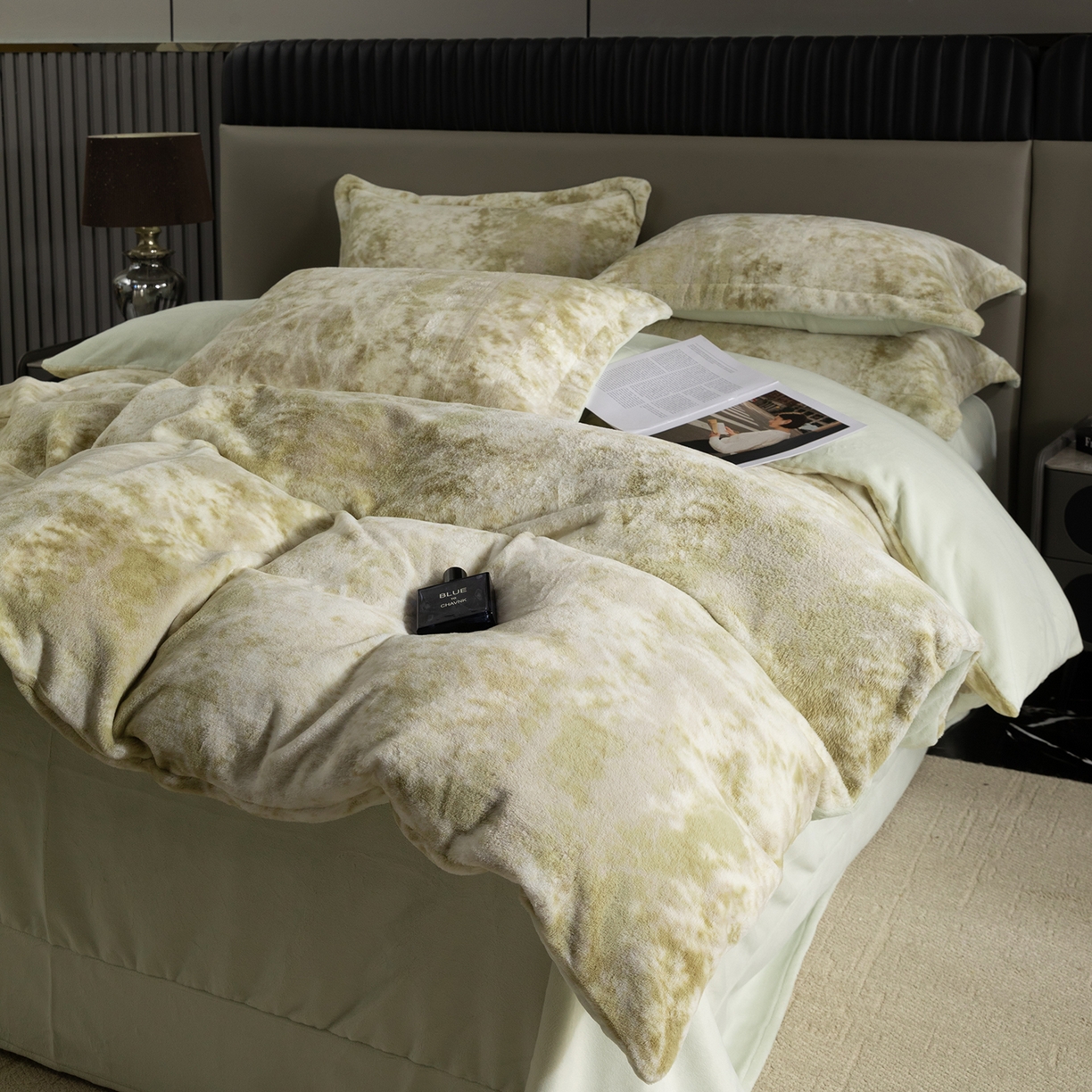 91家纺网 家纺一手货源 找家纺 锦罗绣 2025新款全消光兔绒300克牛奶绒单被套 绿野仙踪