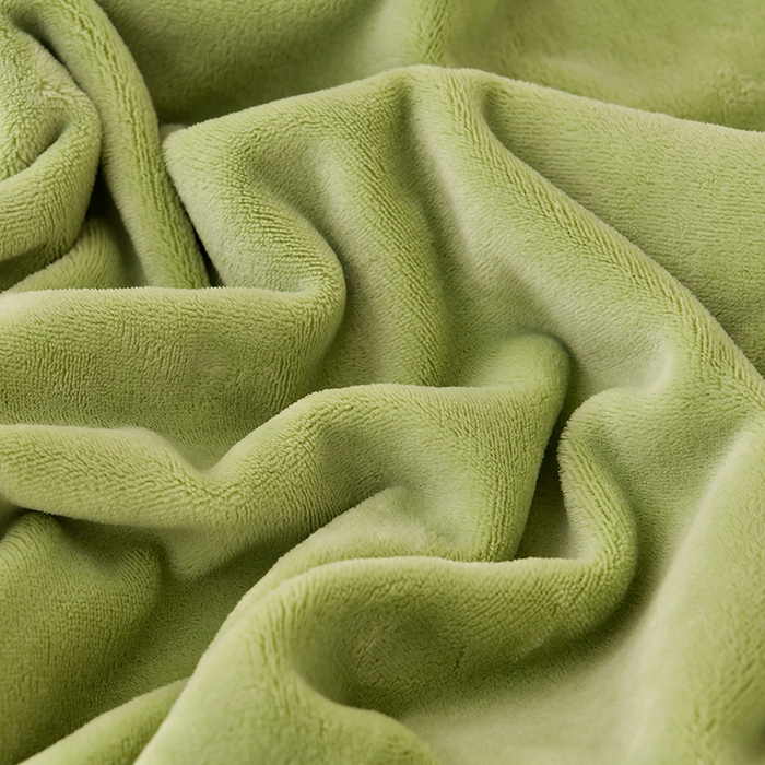 91家纺网 家纺一手货源 找家纺 畅畅家纺 2025新款A类亲肤舒适高克重牛奶绒绣花刺绣系列冬季四件套-花海 花海-草绿