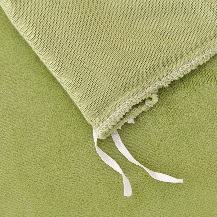 91家纺网 家纺一手货源 找家纺 畅畅家纺 2025新款A类亲肤舒适高克重牛奶绒绣花刺绣系列冬季四件套-花海 花海-草绿