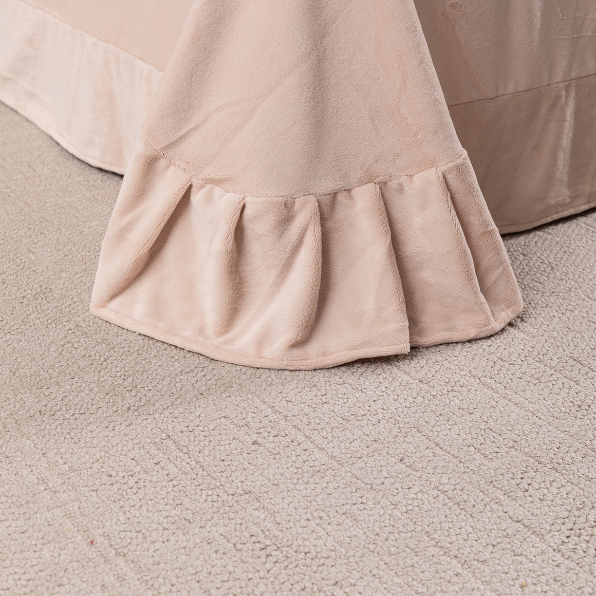 91家纺网 家纺一手货源 找家纺 锦罗绣 2025新款全消光兔绒300克牛奶绒单被套 山水一色