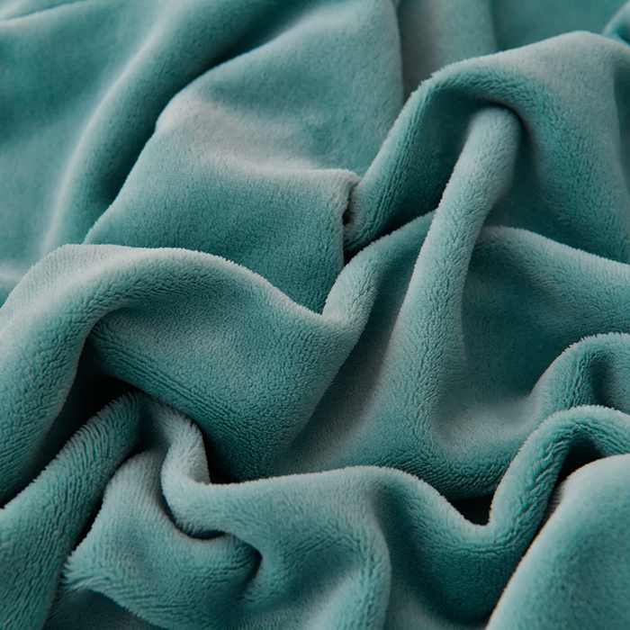 91家纺网 家纺一手货源 找家纺 畅畅家纺 2025新款A类亲肤舒适高克重牛奶绒绣花刺绣系列冬季四件套-花海 花海-湖蓝