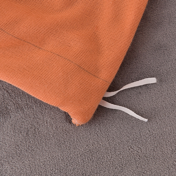 91家纺网 家纺一手货源 找家纺 畅畅家纺 2025新款A类亲肤舒适高克重牛奶绒绣花刺绣系列冬季四件套-花海 花海-桔+灰