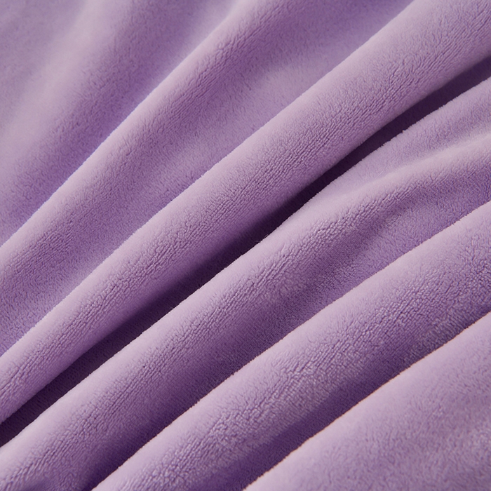 91家纺网 家纺一手货源 找家纺 畅畅家纺 2025新款A类亲肤舒适高克重牛奶绒绣花刺绣系列冬季四件套-花海 花海-紫