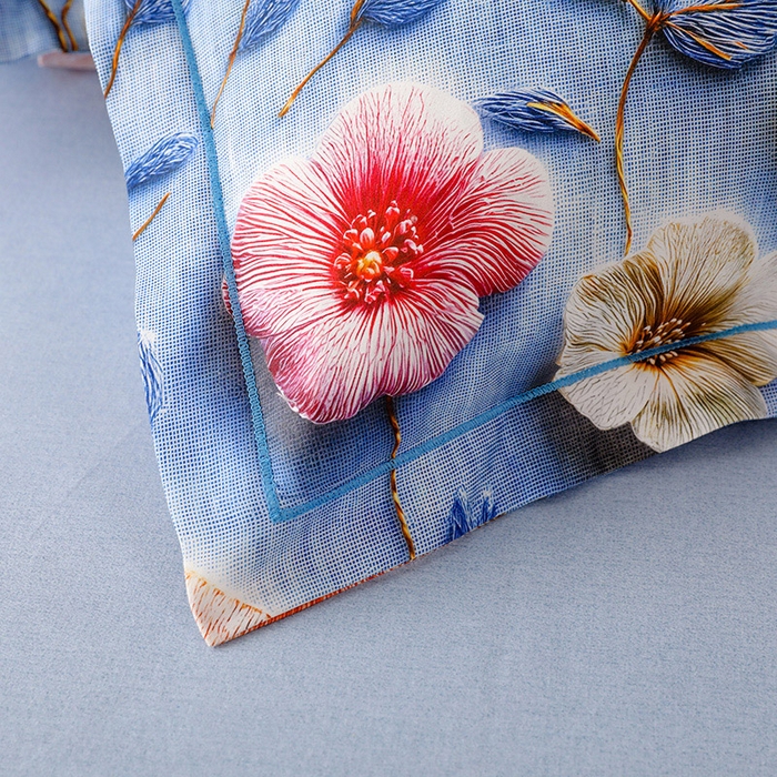 91家纺网 家纺一手货源 找家纺 （总）幸嘉轩 2025新款亲肤舒适5D数码印花四件套