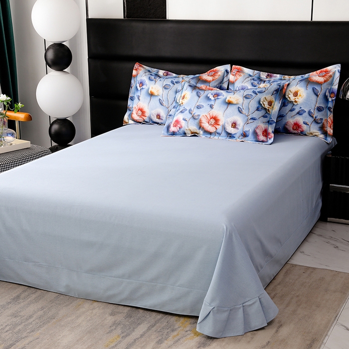 91家纺网 家纺一手货源 找家纺 （总）幸嘉轩 2025新款亲肤舒适5D数码印花四件套