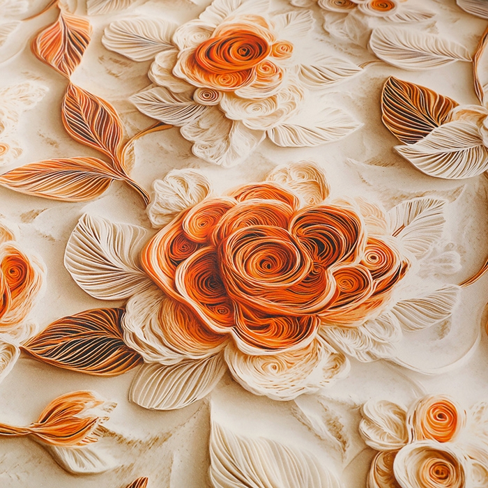 91家纺网 家纺一手货源 找家纺 幸嘉轩 2025新款亲肤舒适5D数码印花四件套 婉约之美