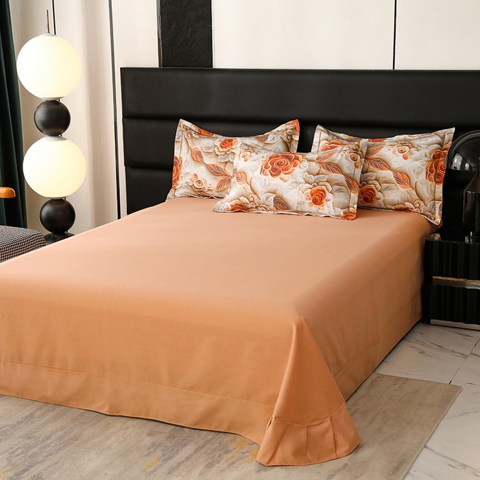 91家纺网 家纺一手货源 找家纺 幸嘉轩 2025新款亲肤舒适5D数码印花四件套 婉约之美