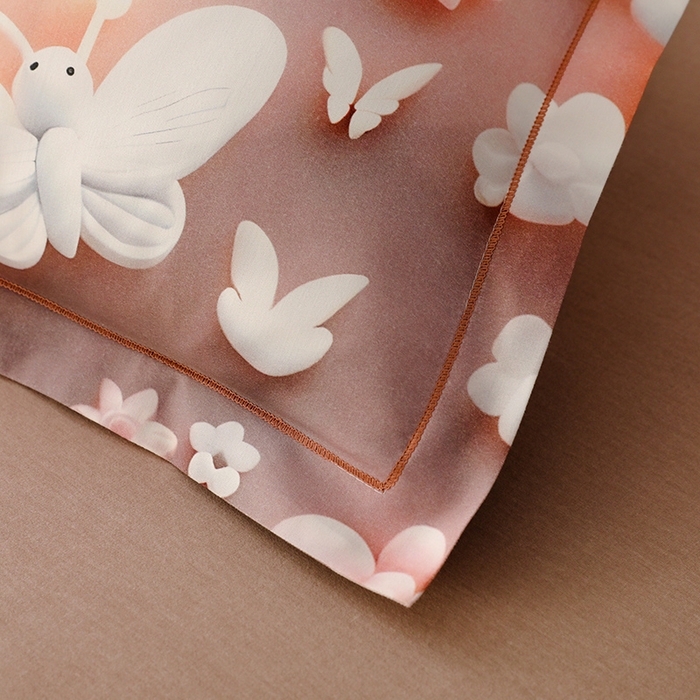 91家纺网 家纺一手货源 找家纺 幸嘉轩 2025新款亲肤舒适5D数码印花四件套 春日恋歌