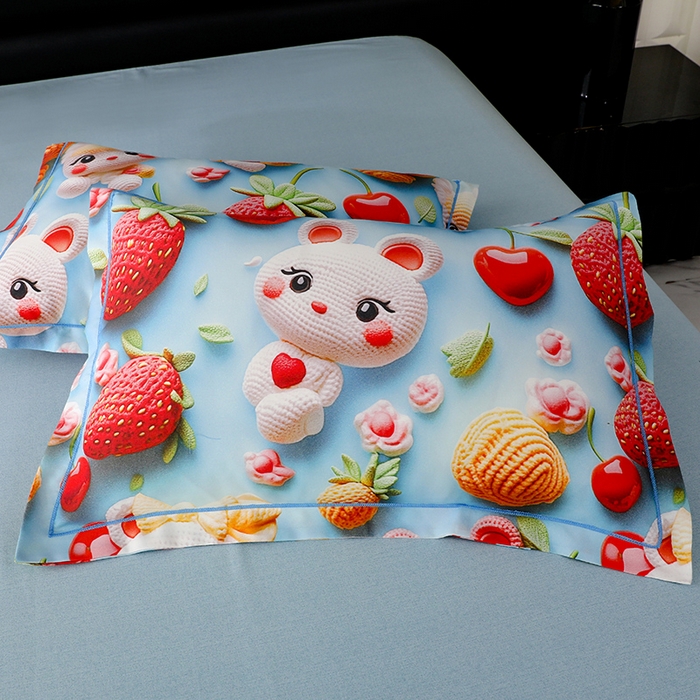 91家纺网 家纺一手货源 找家纺 幸嘉轩 2025新款亲肤舒适5D数码印花四件套 宝贝